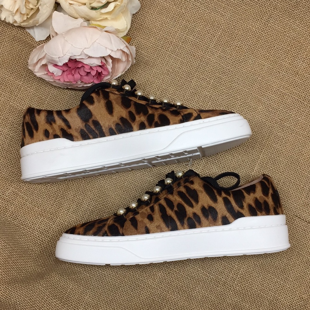 Stuart Weitzman Embellished Platform Sneakers 7 - image 5